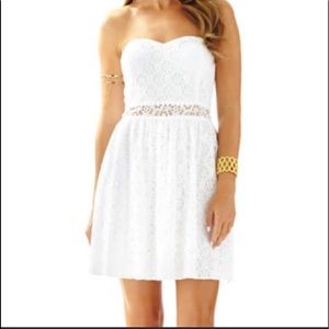 Lilly Pulitzer strapless dress